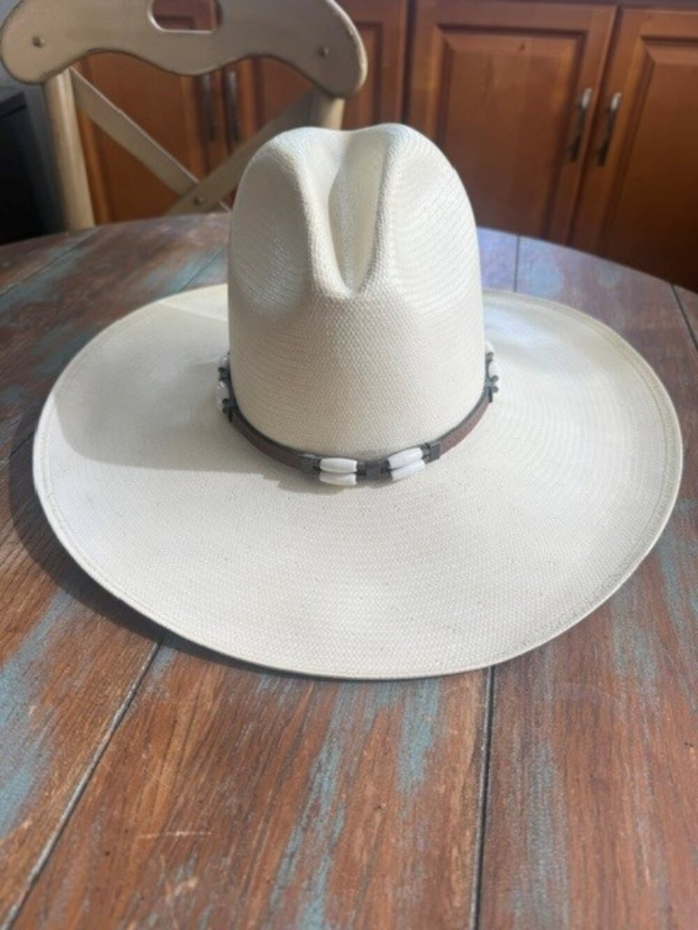 Vintage 1970s-80s Resistol Cisco Straw Cowboy Hat - 6 7/8 (with original Tags)